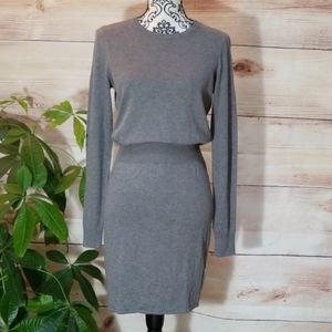 H&M Grey Long  sleeves Dress Sz S